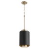 Quorum Lighting 1 - Light Pendant in  Noir/Aged Brass - 2 of 2