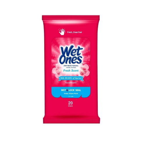Wet Ones Antibacterial Hand Wipes Travel Pack - Fresh Scent - 20ct - image 1 of 4