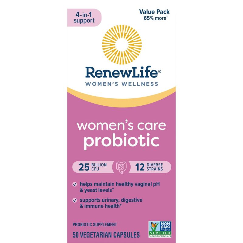 Renew Life Ultimate Flora Probiotic Womens Care Vegetarian Capsules, 2 of 13