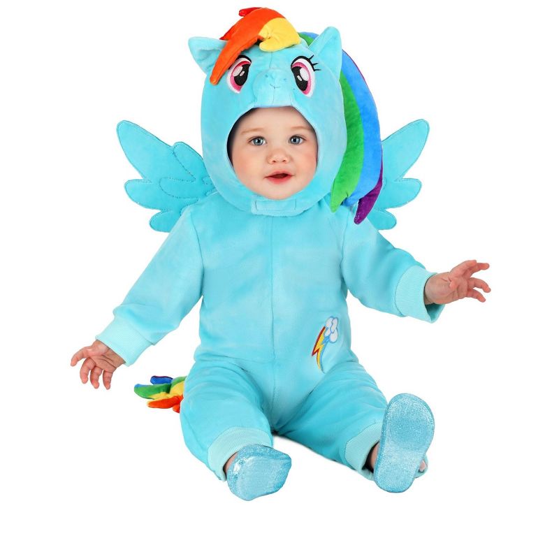 HalloweenCostumes.com Rainbow Infant Dash My Little Pony Costume, 1 of 5