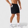 Anna-Kaci Active Men's Printed Athletic Shorts with Elastic Waistband and Side Pockets - 3 of 4