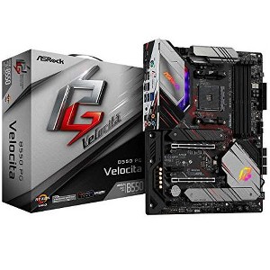 Asrock B550 PG Velocita AM4 Motherboard with Quad CrossFireX and DDR4 Support - 1 of 4
