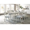 NicBex 7 Piece Dining Table Set,Wood Grain Rectangular Dining Table with 6 Upholstered Chairs for Kitchen,Natural Wood - 2 of 4