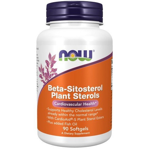 Beta-sitosterol Plant Sterol Softgels By Now Foods - 90 Softgel : Target