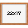 PosterPalooza | Flat Brown Picture Frame - UV Acrylic, Backing Board, Hanging Hardware Included - 2 of 4