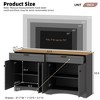 Kumasinova 63"Farmhouse TV Stand with 2 Drawers&2 Doors,Versatile Media Dresser Entertainment Center&Buffet Cabinet for TV up to 70" - 3 of 4