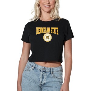 Women's Kennesaw State University Collegiate Seal Crop Top T-Shirt - 1 of 4
