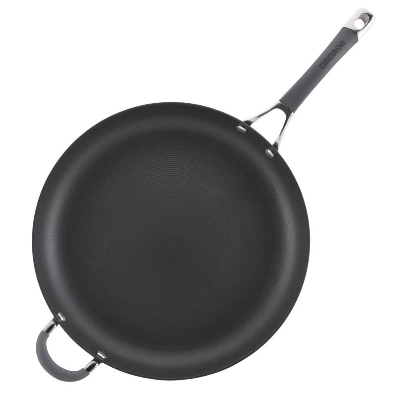 Circulon Radiance 14&#34; Nonstick Hard Anodized Frying Pan with Helper Handle Gray, 3 of 8