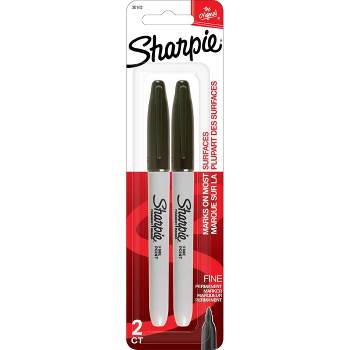 Sharpie 2pk Permanent Markers Fine Tip Black