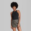 Women's High Neck Ribbed Tank Top - Wild Fable™ - 2 of 3