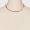 Crystal Station Cubic Zirconia Chain Necklace - A New Day™ Gold: Steel, Lobster Claw Clasp, 3 Inch Extender - 3 of 4