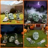 Fun Little Toys Zombie Groundbreaker Halloween Decorations Outdoor Crawling Skulls in Ground Climbing Skeleton Head Yard Lawn Garden Decor Party Props - 3 of 4