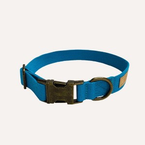 Malibu Sunset Hemp Cotton Dog Collar – Adjustable Length – Tilley + Me - 1 of 4