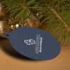John Carroll University Blue Streaks Logo Aluminum Holiday Christmas Tree Ornament - 4 of 4