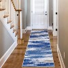 Acekool Washable Area Rug, Modern Abstract Non-Slip Low Pile Stain Resistant Carpet for Living Room Bedroom, Easy Care - 3 of 4