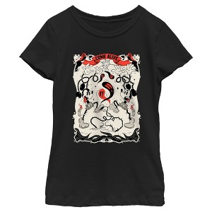 Girl's Mickey & Friends Halloween Come Alive T-Shirt - 1 of 4