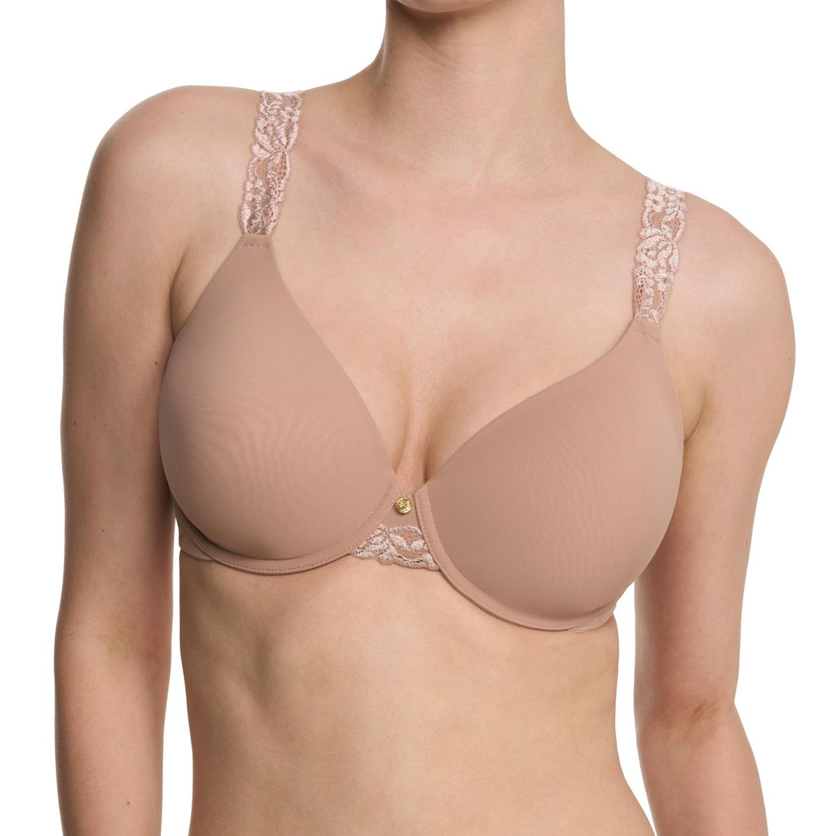 Natori Women's Body Doubles Lace Trim Full Fit T-Shirt Bra 736037 - thumbnail 5