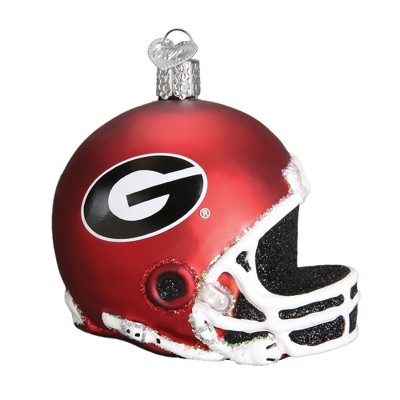 Old World Christmas Blown Glass Ornament for Christmas Tree, Georgia Helmet