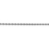 Black Bow Jewelry 2.75mm, 14k White Gold D/C Quadruple Rope Chain Anklet or Bracelet - 2 of 4
