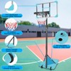 Dexmalle Portable Basketball Goal System with Stable Base and Wheels - 3 of 4