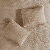 Gracie Mills Sandy 3 Piece Split Corner Classic Pleated Quilted Bedspread Set - 4 of 4