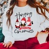 Simply Sage Market Women's Graphic Sweatshirt Hanging With My Gnomies - 2 of 2