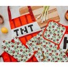 Ukonic Minecraft Red TNT Kitchen Set | Apron, Oven Mitt, Dish Towels, Pot Holder - 2 of 4