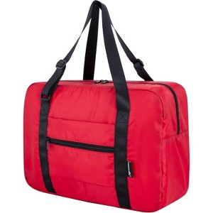 Hachikiko Foldable Travel Tote for Spirit & Frontier Airlines, Gym Bag with Adjustable Handles - 1 of 4