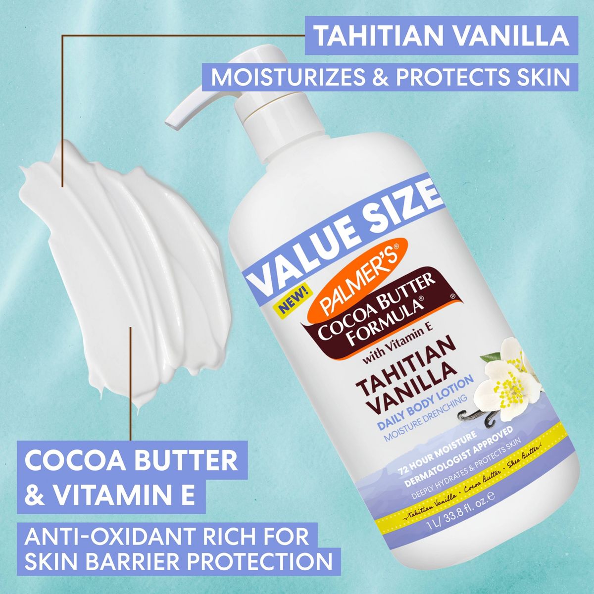 Palmer's Daily Body Lotion - Tahitian Vanilla - 33.8 fl oz - thumbnail 6