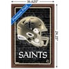 Trends International NFL New Orleans Saints - Neon Helmet 23 Framed Wall Poster Prints - 3 of 4