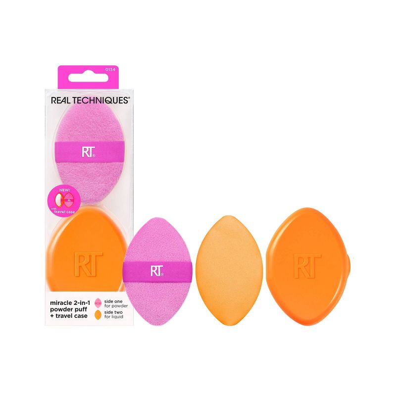 Real Techniques 2-in-1 Powder Applicator Puff &#38; Case, 3 of 15