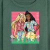 Women's - Barbie - Easter Lightweight French Terry Wide Neck Long Sleeve Shirt - 2 of 4