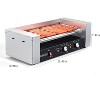 Commercial 12 Hot Dog 5 Roller Grill Cooker Machines 750W With Removable Drip Tray - 2 of 4