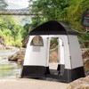 DSVIMOY Shower Tent, Pop Up Privacy Shelter for Camping, Dressing Changing Room, Portable Instant Outdoor Shower Tent, Black, 86.6"*49.2"*90.5" - 2 of 4