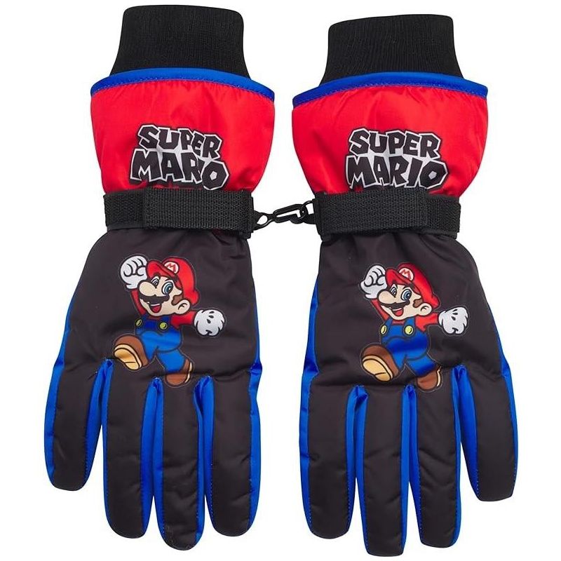 PJ Masks Superhero Boys Winter Insulated Snow Ski Mittens or Gloves– Ages 2-7, 1 of 4