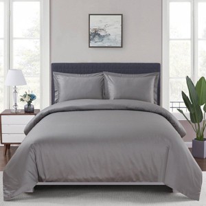 Egyptian Linens Bamboo Viscose Duvet Cover Set - 1 of 4