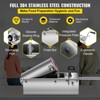 VEVOR Manual Sausage Stuffer, 5 L / 11 LBS Horizontal Sausage Machine, Dual-Speed Meat Stuffer, Made of Food-Grade 304 Stainless Steel, Silver - 4 of 4