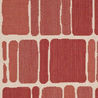 beige/red
