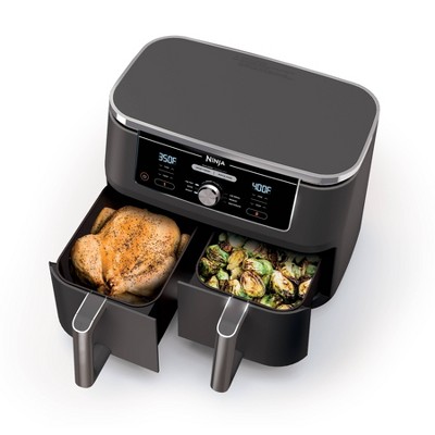 Ninja Foodi XL 6-in-1 10qt XL 2-Basket Air Fryer with DualZone - Gray - DZ401