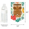 Big Dot of Happiness Tropical Luau - Hawaiian Beach Party Bunting Banner - Party Decorations - It’s Time To Luau - 2 of 4