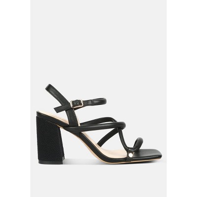 Artha Open Square Toe Block Heel Women Sandals