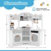 Infans Corner Kitchen Playset w/ Coffee Machine Oven Microwave Washing Machine - 2 of 4