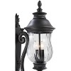 Minka Lavery Rustic Outdoor Wall Light Fixture Heritage Bronze 27 3/4" Mouth Blown Ribbed Glass for Post Exterior Deck Porch Patio - 2 of 4