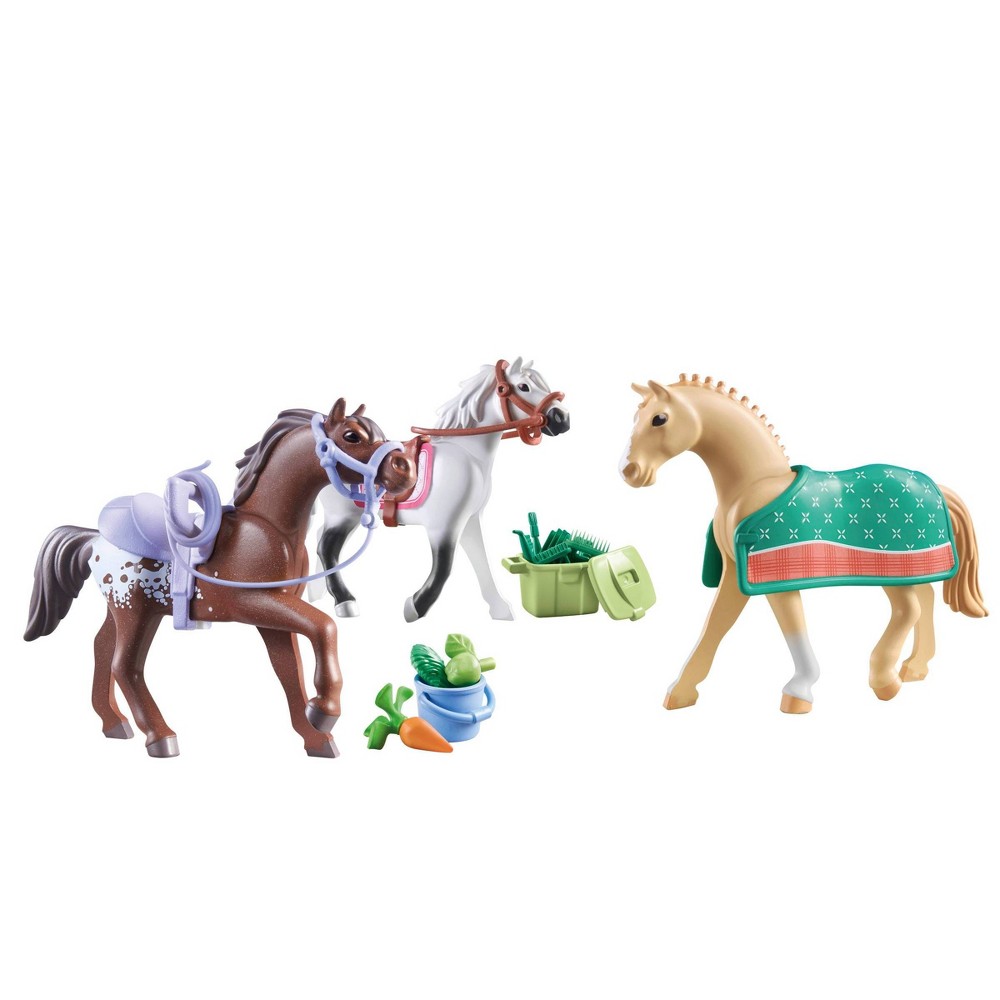 PLAYMOBIL Horses of Waterfall Three Horse Set