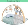 Ingenuity Cozy Spot Reversible Duvet Activity Gym with Wooden Toy Bar - image 3 of 4