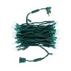 Perfect Holiday 70 LED Indoor/Outdoor Crosshatch Pointed Tip Green Cable Christmas String Lights - 4 of 4