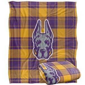 University At Albany Campus Plaid Spirit Silky Touch Super Soft Throw Blanket 50x60 - 1 of 4