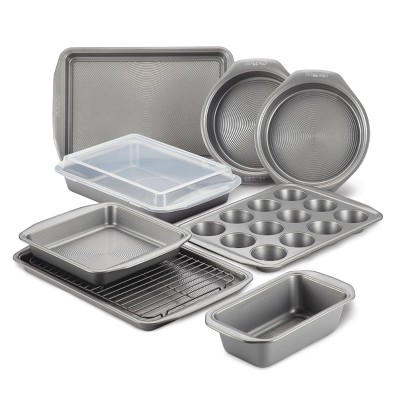 8pc Nonstick Bakeware Set Gray - Figmint™ : Target