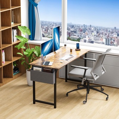 JIONJOY 55  Wide Metal Base Writing Desk