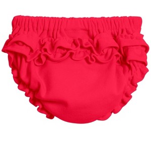 City Threads USA-Made Girls Soft Cotton Ruffle Diaper Cover - 1 of 3